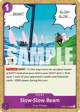 Slow-Slow Beam - ONE PIECE CARD GAME - MoxLand